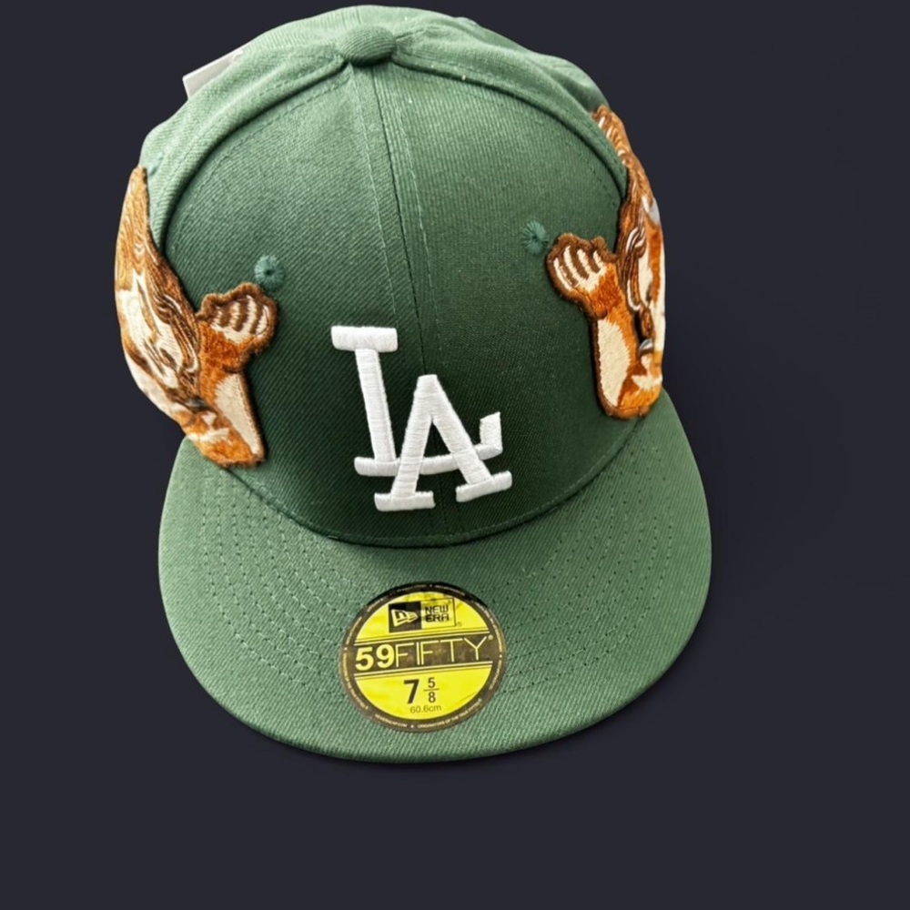 New Era Green LA Embroidered Cap